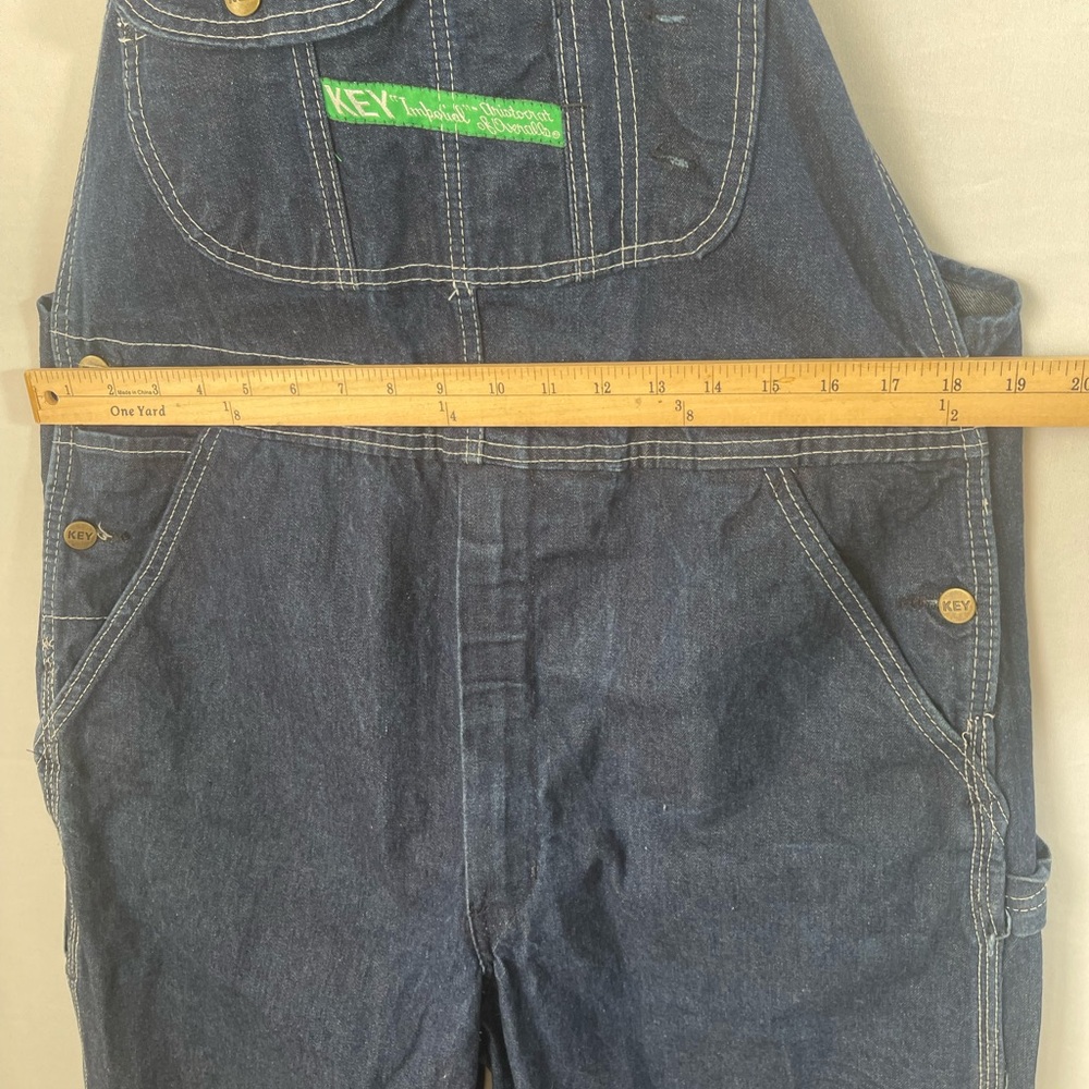 Classic‎ KEY Overalls 36x32 Blue Denim - Picture 11 of 12